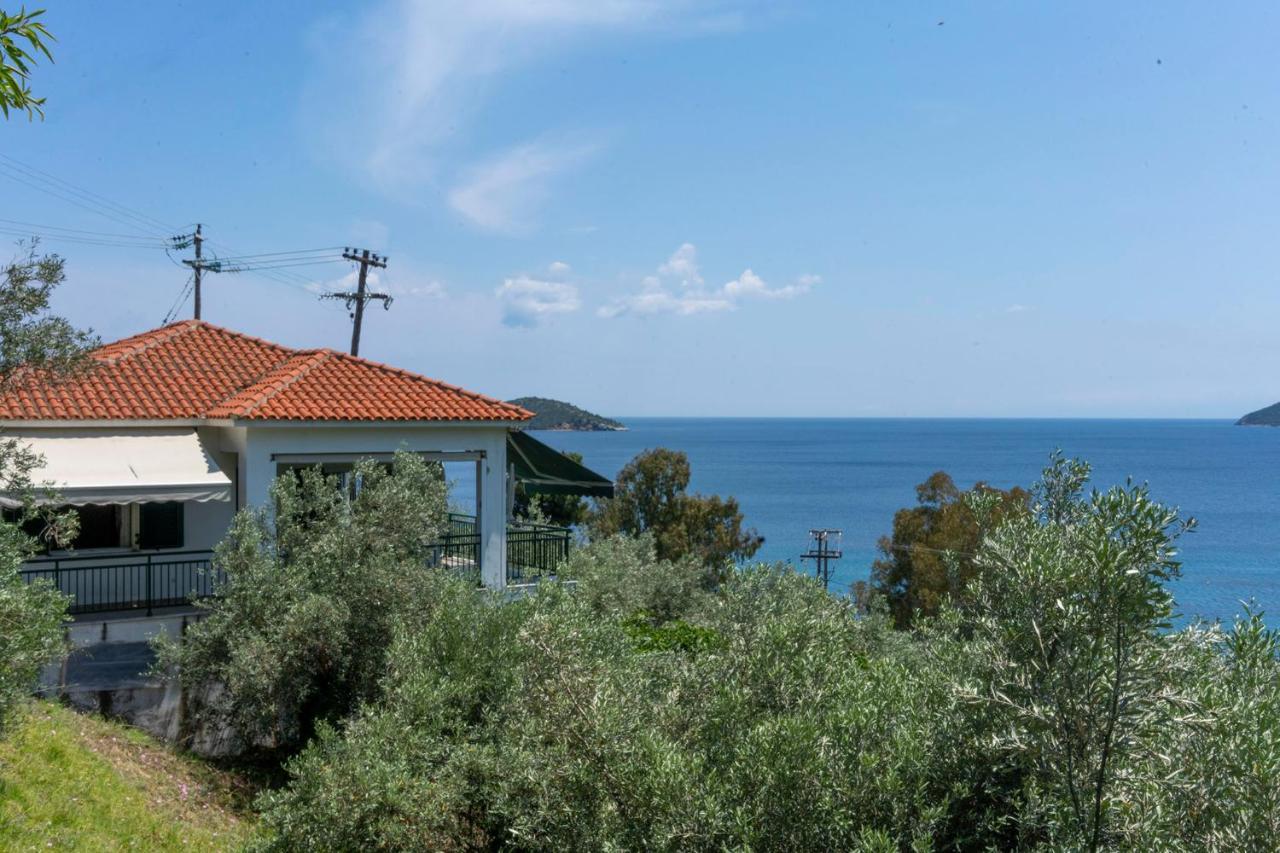 Villa Ftelia House Città di Skiathos Esterno foto