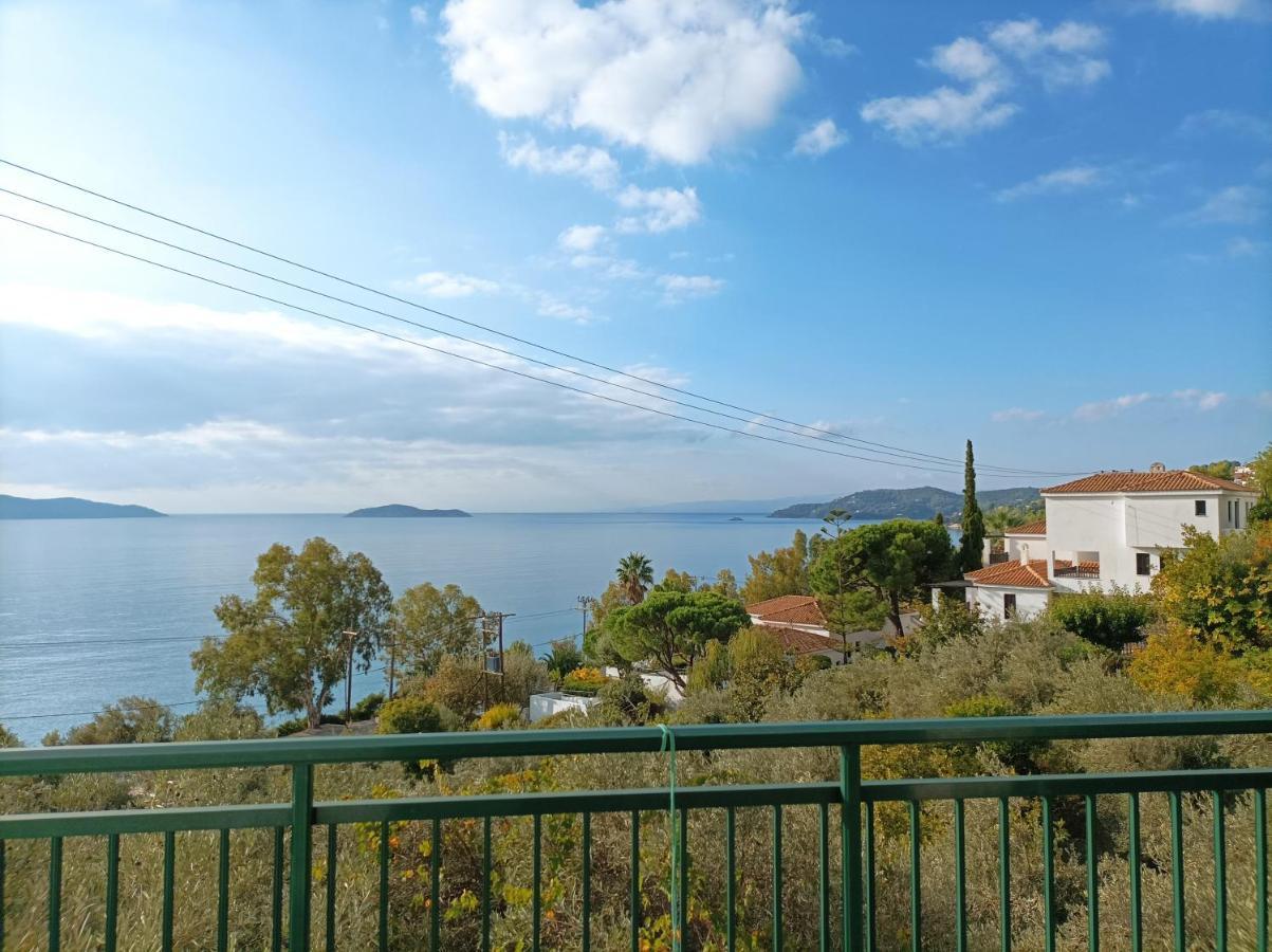 Villa Ftelia House Città di Skiathos Esterno foto